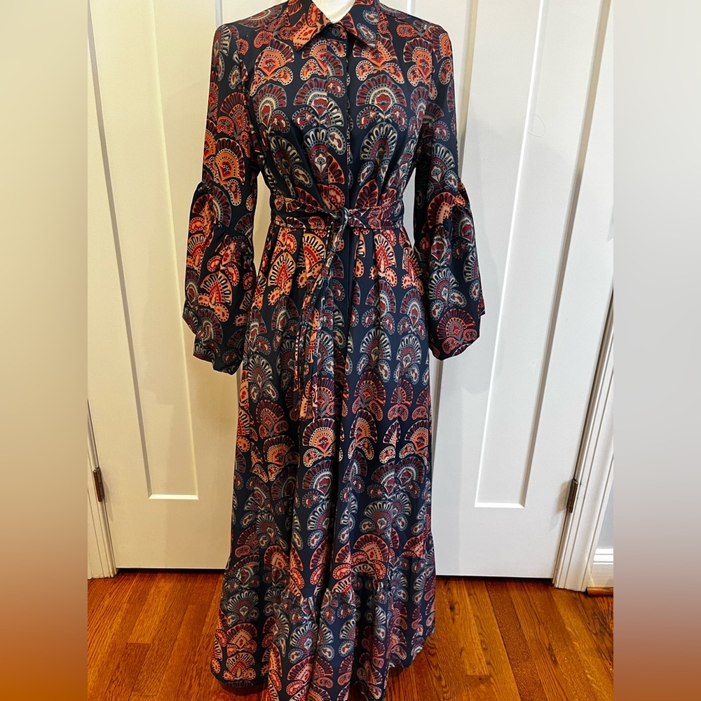 Yakira Bella maxi paisley dress